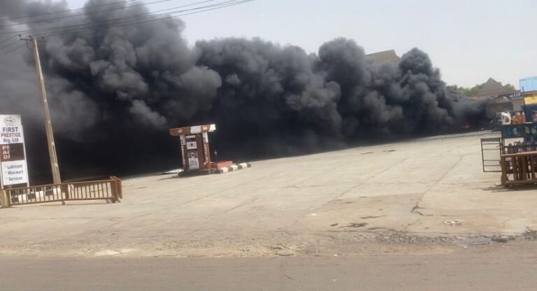 Fuel Tanker, Filling Station Ablaze Amid Soaring Pump Prices